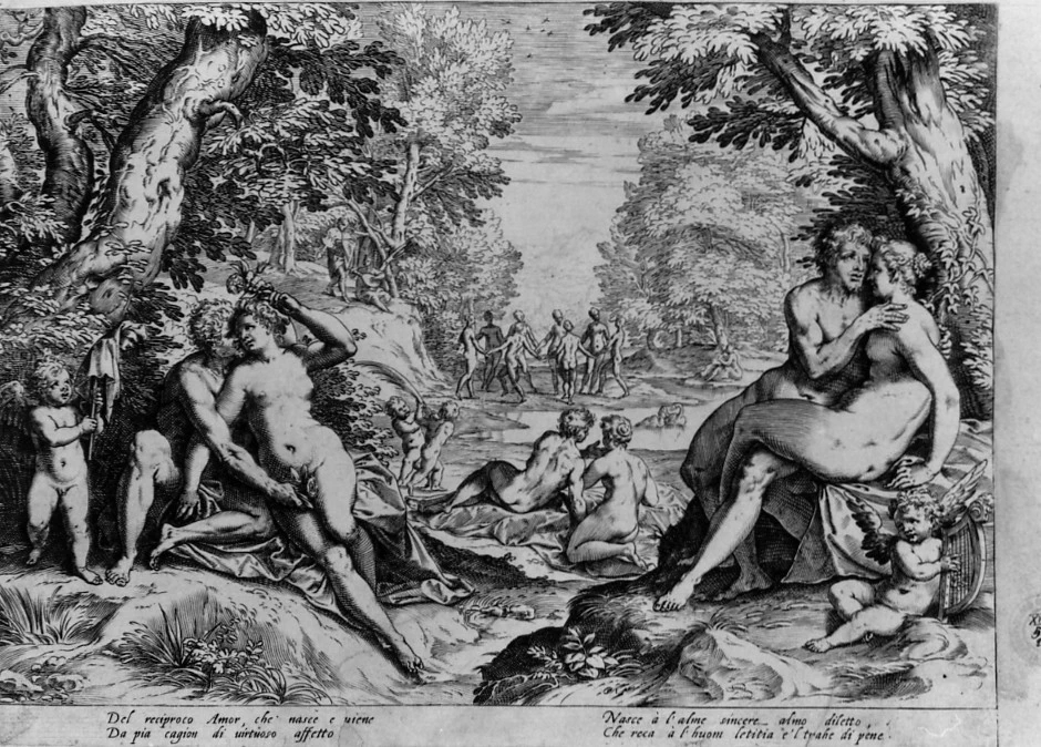 Scena allegorica - Collezione Remondini. Bassano del Grappa. Vicenza